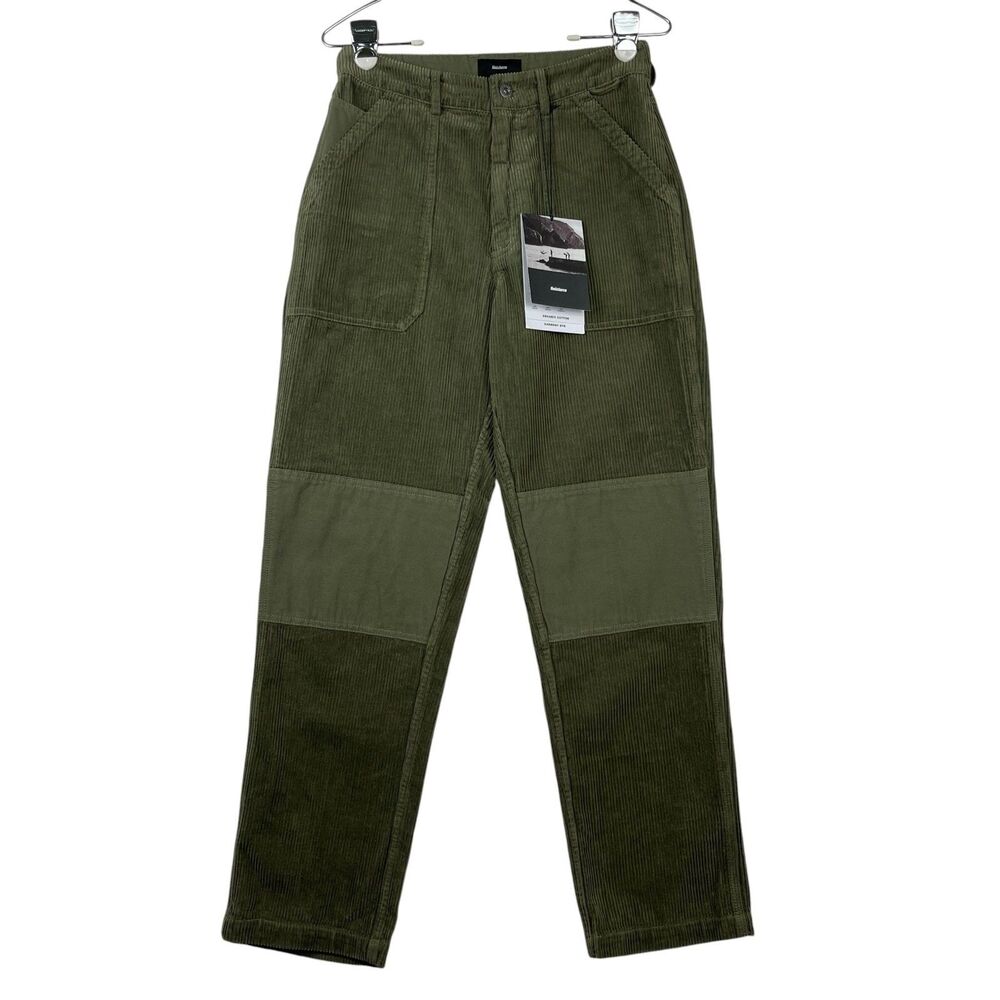 Finisterre Basset Cord Trouser Mens W28 Olive Green Organic Cotton Corduroy Work